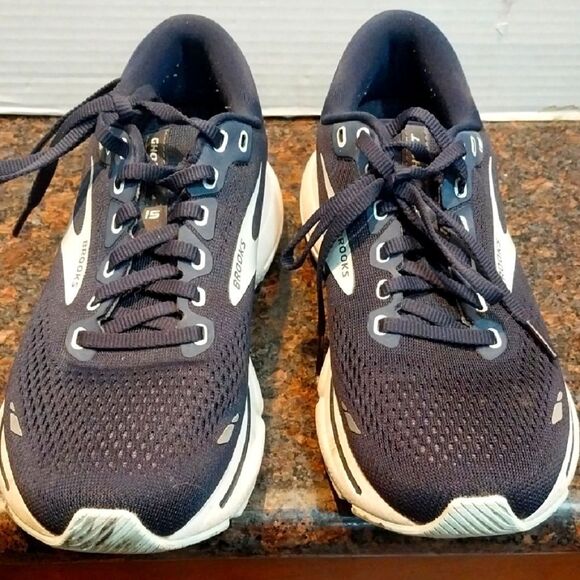 Brooks Navy Blue Running Shoes - Picture 1 of 5